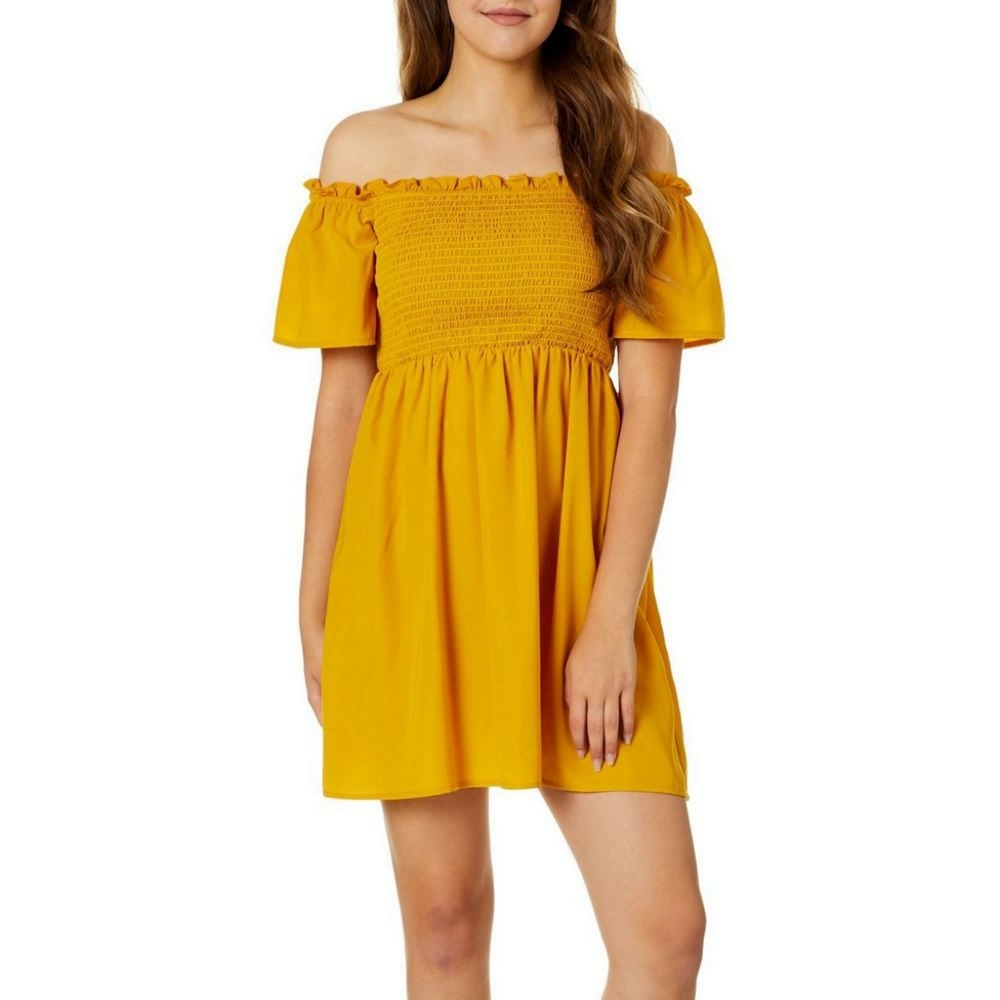 New BeBop Off the Shoulder Dress